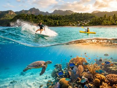 Surf, plongée, kayak : les meilleures activités nautiques en guadeloupe