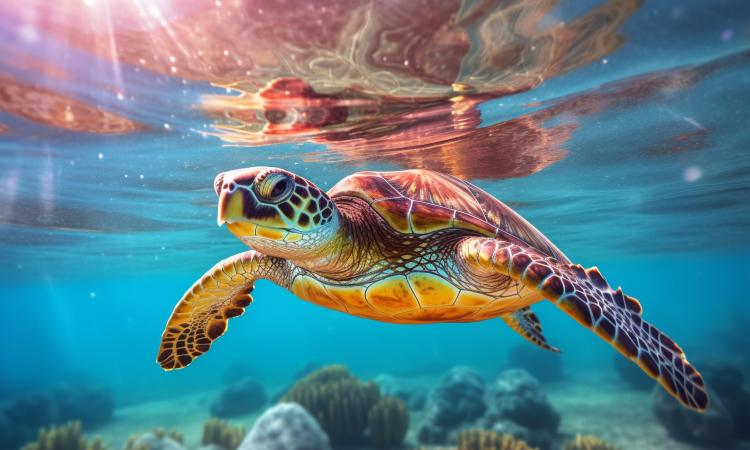 les tortues marines de Guadeloupe : un refuge de biodiversité