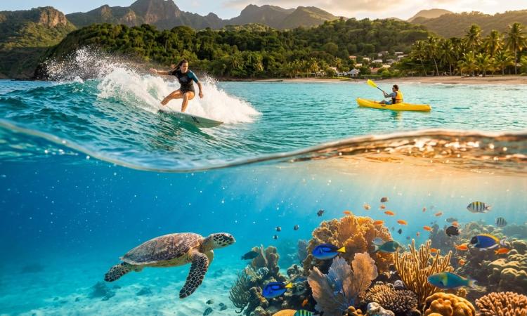 Surf, plongée, kayak : les meilleures activités nautiques en guadeloupe