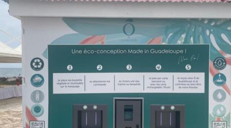 Capesterre-Belle-Eau : inauguration d’une fontaine à eau ultra-filtrée et reminéralisée