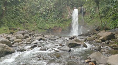 La Troisième Chute de la rivière du Grand Carbet