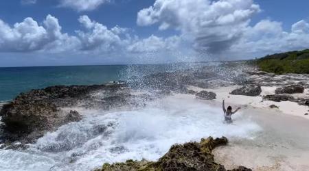 La Douche, une plage insolite de Guadeloupe