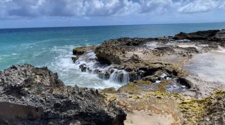 La Douche, une plage insolite de Guadeloupe