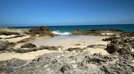 La Douche, une plage insolite de Guadeloupe