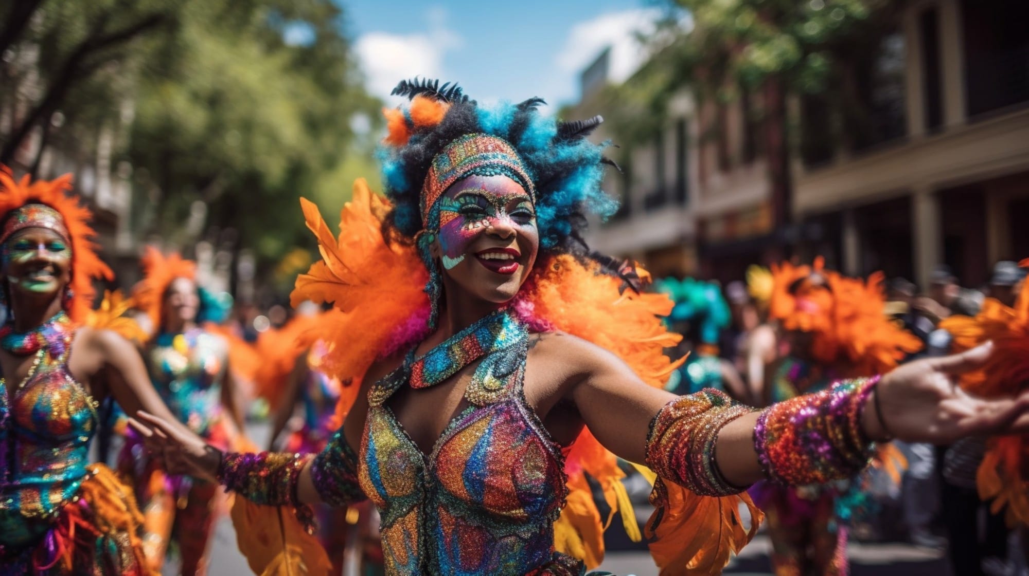 Le défilé coloré du carnaval de Rio